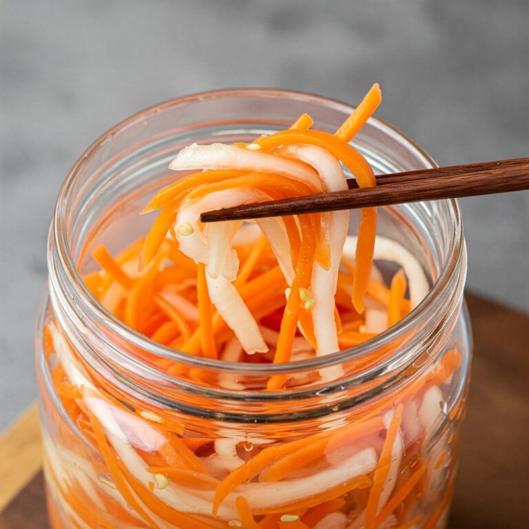 Vietnamese pickled carrots and daikon - Do Chua